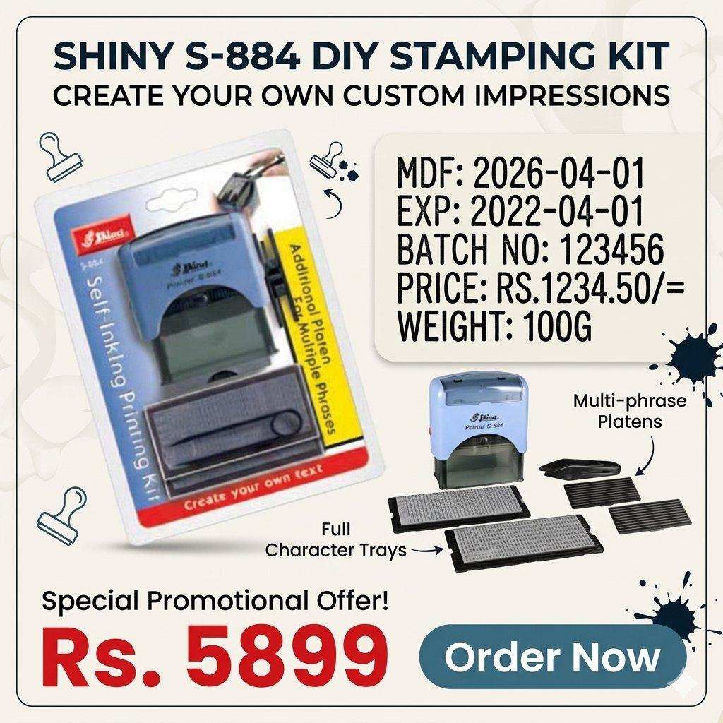 SHINY-S884 DIY PRINTING MEACHINE