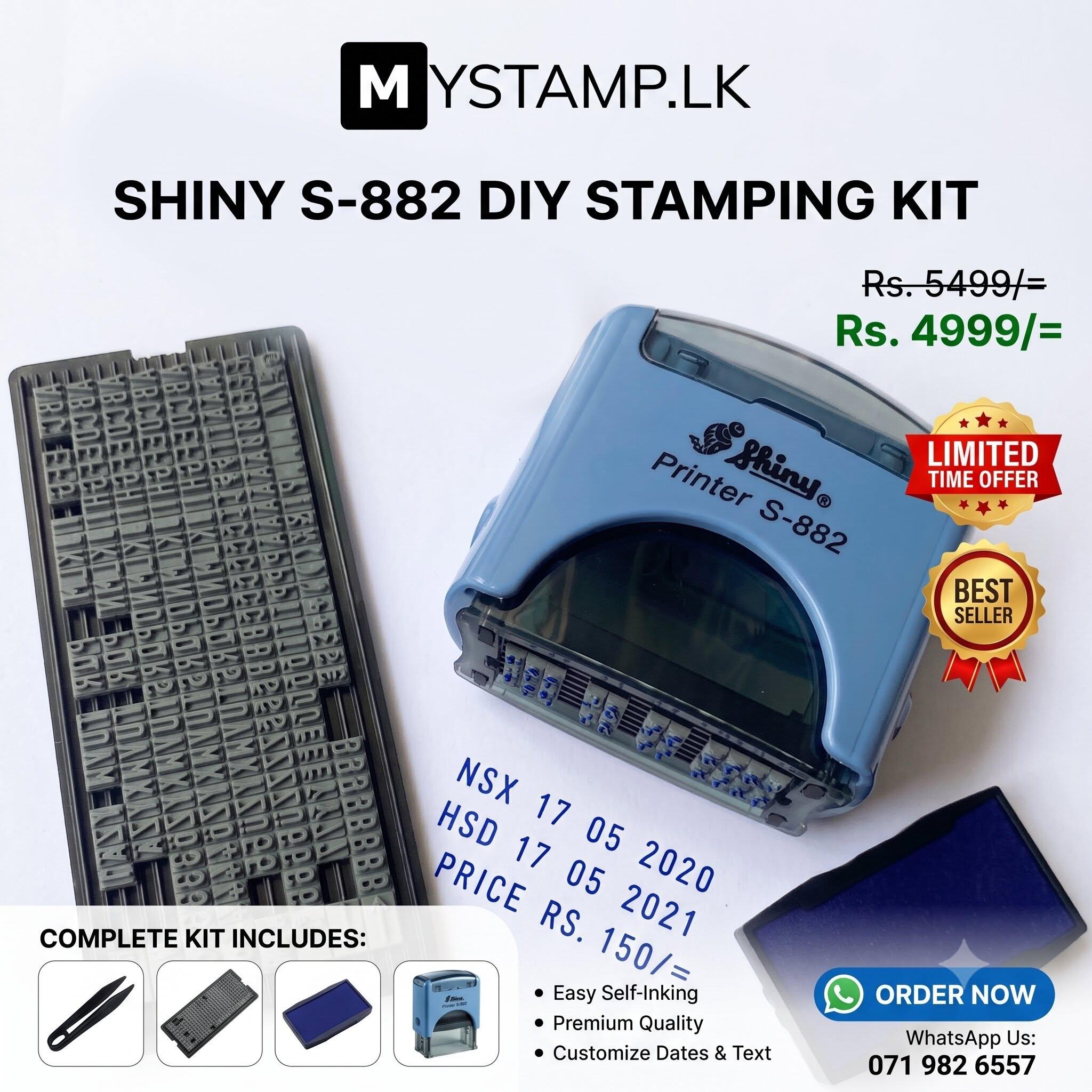 SHINY S882 DIY STAMPING KIT