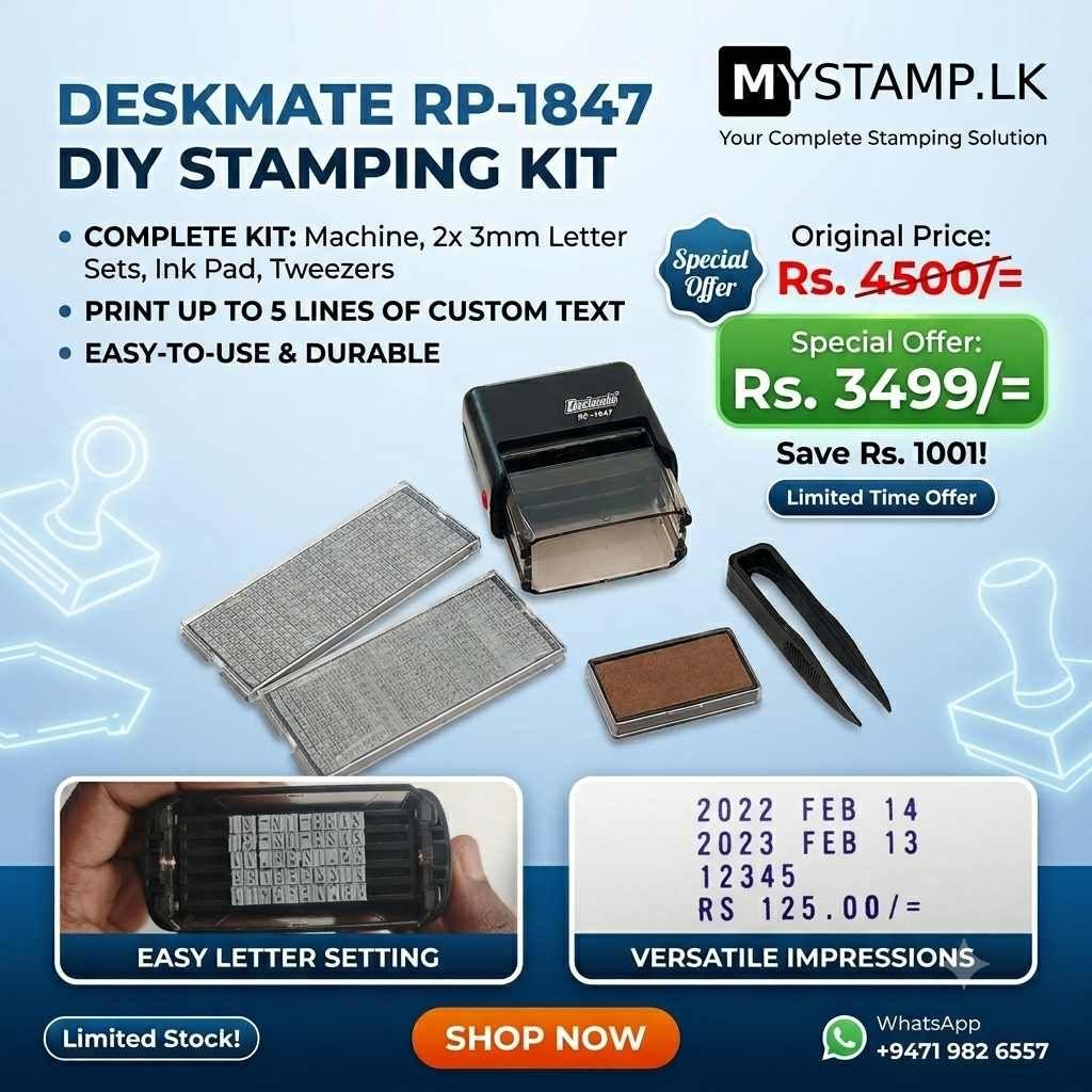DESKMATE RP-1847 DIY PRINTING KIT