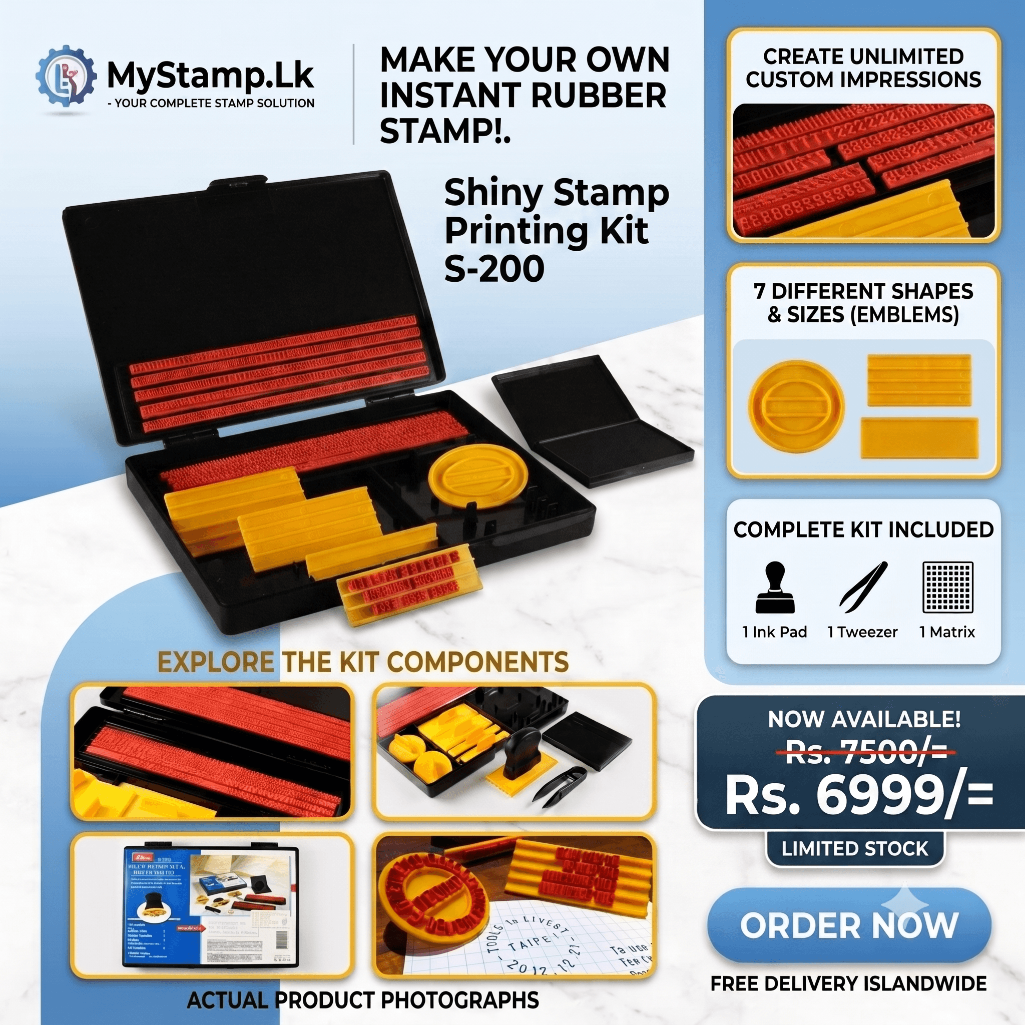 SHINY-S200 DIY PRINTING KIT
