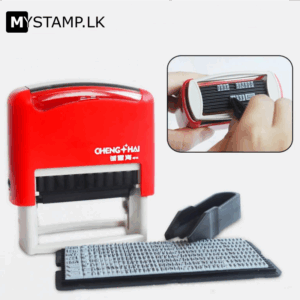 Self Inking Stamp 5 Lines Self Inking DIY Personalized Message or Address Stamp