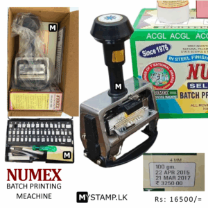 UMEX M-555 Manual Batch Printing Machine – Your Essential Date & Batch Coder