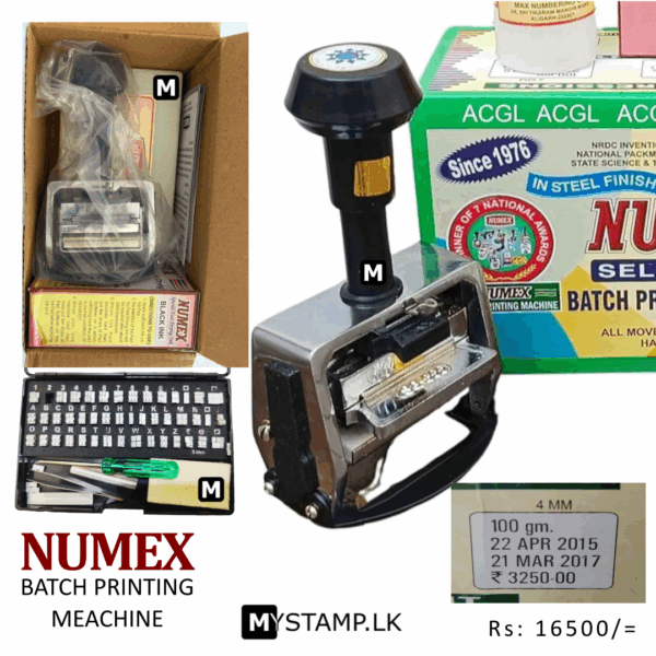 UMEX M-555 Manual Batch Printing Machine – Your Essential Date & Batch Coder